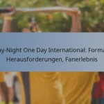 Day-Night One Day International: Format, Herausforderungen, Fanerlebnis
