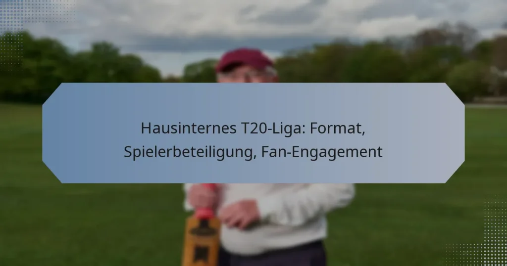 Hausinternes T20-Liga: Format, Spielerbeteiligung, Fan-Engagement