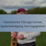Hausinternes T20-Liga: Format, Spielerbeteiligung, Fan-Engagement