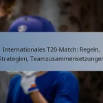 Internationales T20-Match: Regeln, Strategien, Teamzusammensetzungen