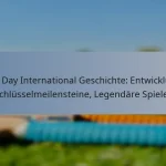 One Day International Geschichte: Entwicklung, Schlüsselmeilensteine, Legendäre Spieler