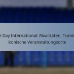 One Day International: Rivalitäten, Turniere, ikonische Veranstaltungsorte