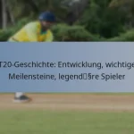 T20-Geschichte: Entwicklung, wichtige Meilensteine, legendäre Spieler