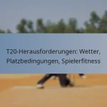T20-Herausforderungen: Wetter, Platzbedingungen, Spielerfitness