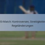 T20-Match: Kontroversen, Streitigkeiten, Regeländerungen