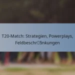 T20-Match: Strategien, Powerplays, Feldbeschränkungen