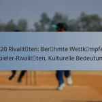 T20 Rivalitäten: Berühmte Wettkämpfe, Spieler-Rivalitäten, Kulturelle Bedeutung