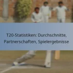 T20-Statistiken: Durchschnitte, Partnerschaften, Spielergebnisse
