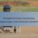 Testspiel-Formate: Variationen, Anpassungen, internationale Standards
