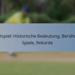 Testspiel: Historische Bedeutung, Berühmte Spiele, Rekorde