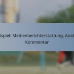 Testspiel: Medienberichterstattung, Analyse, Kommentar